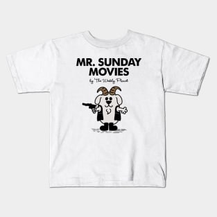 Mr Sunday Movies Kids T-Shirt